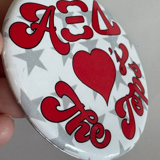 Alpha Xi Delta Loves the Tops Sorority Pin Western Kentucky University WKU