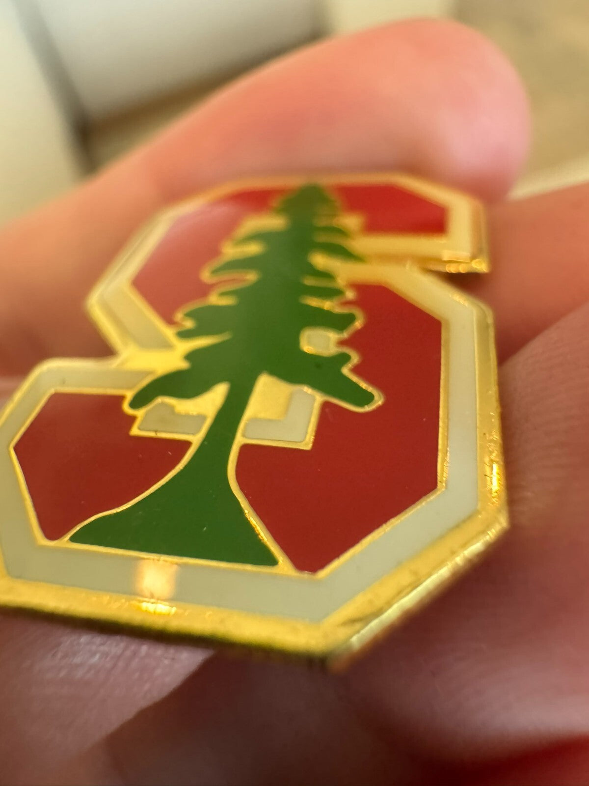 Stanford University Cardinal Logo Lapel Pin