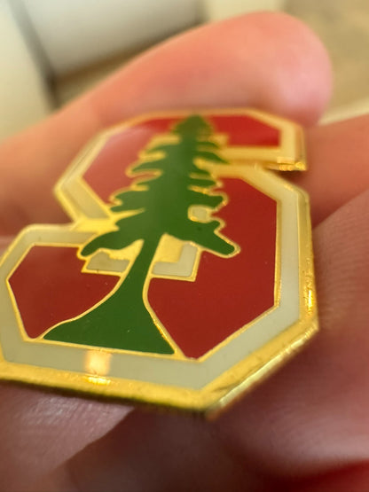 Stanford University Cardinal Logo Lapel Pin