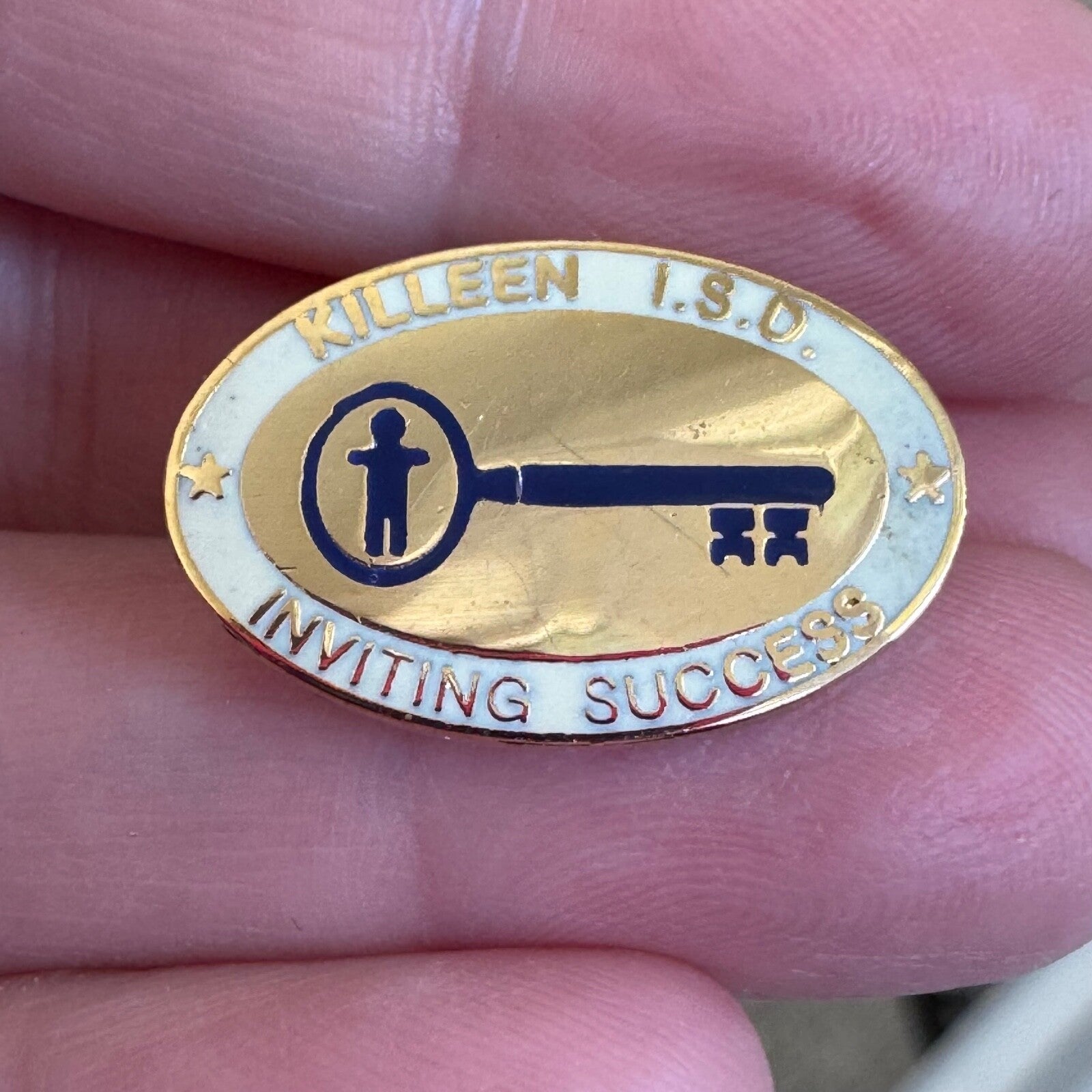 Vintage Killeen Independent School District I.S.D. Texas Lapel Pin