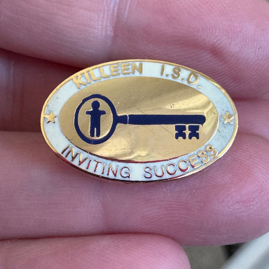 Vintage Killeen Independent School District I.S.D. Texas Lapel Pin