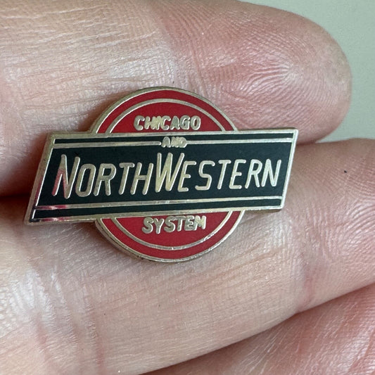 Vintage Chicago and NorthWestern System Railroad Lapel Pin 
