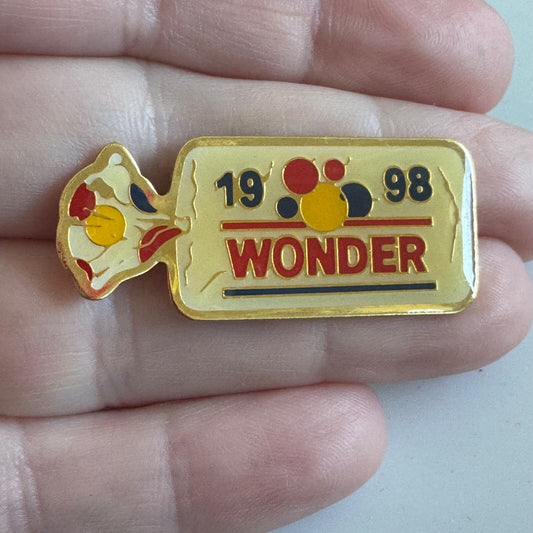 Vintage Wonder Bread 1998 Loaf Promotional Pin Advertising