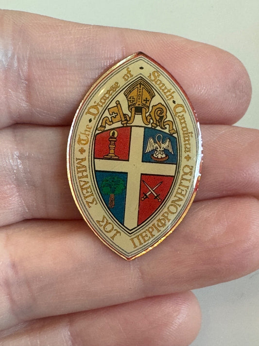 Vintage The Episcopal Diocese of South Carolina Church Crest Pin