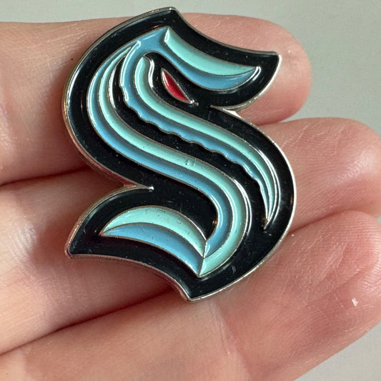 Seattle Kraken Logo Lapel Pin NHL Hockey