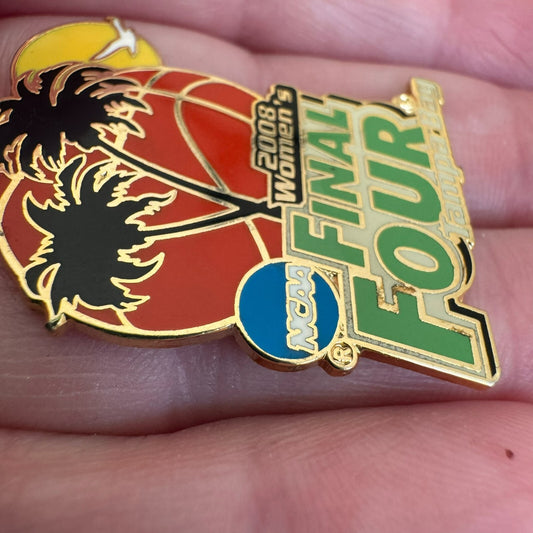 2008 Womens Final Four Tampa Bay Lapel Pin Tennessee Stanford UConn LSU