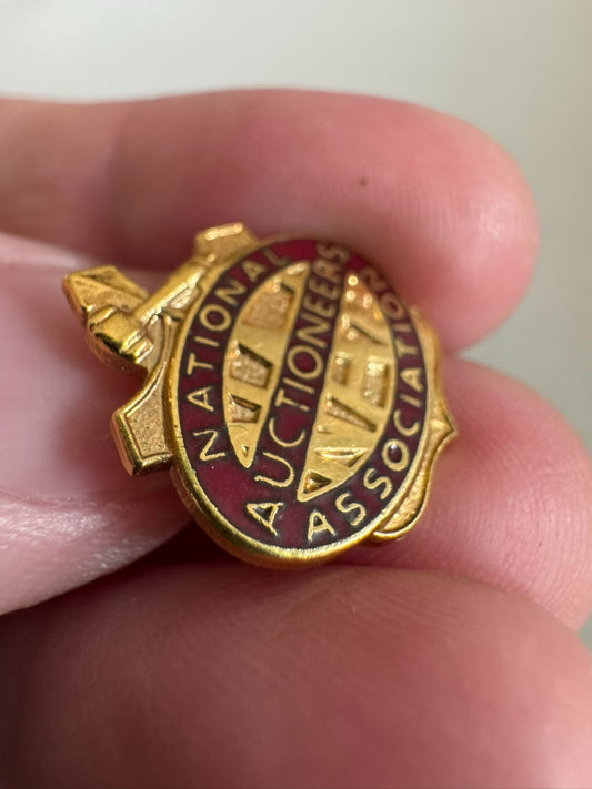Vintage National Auctioneers Association Lapel Pin Tie Tack NAA