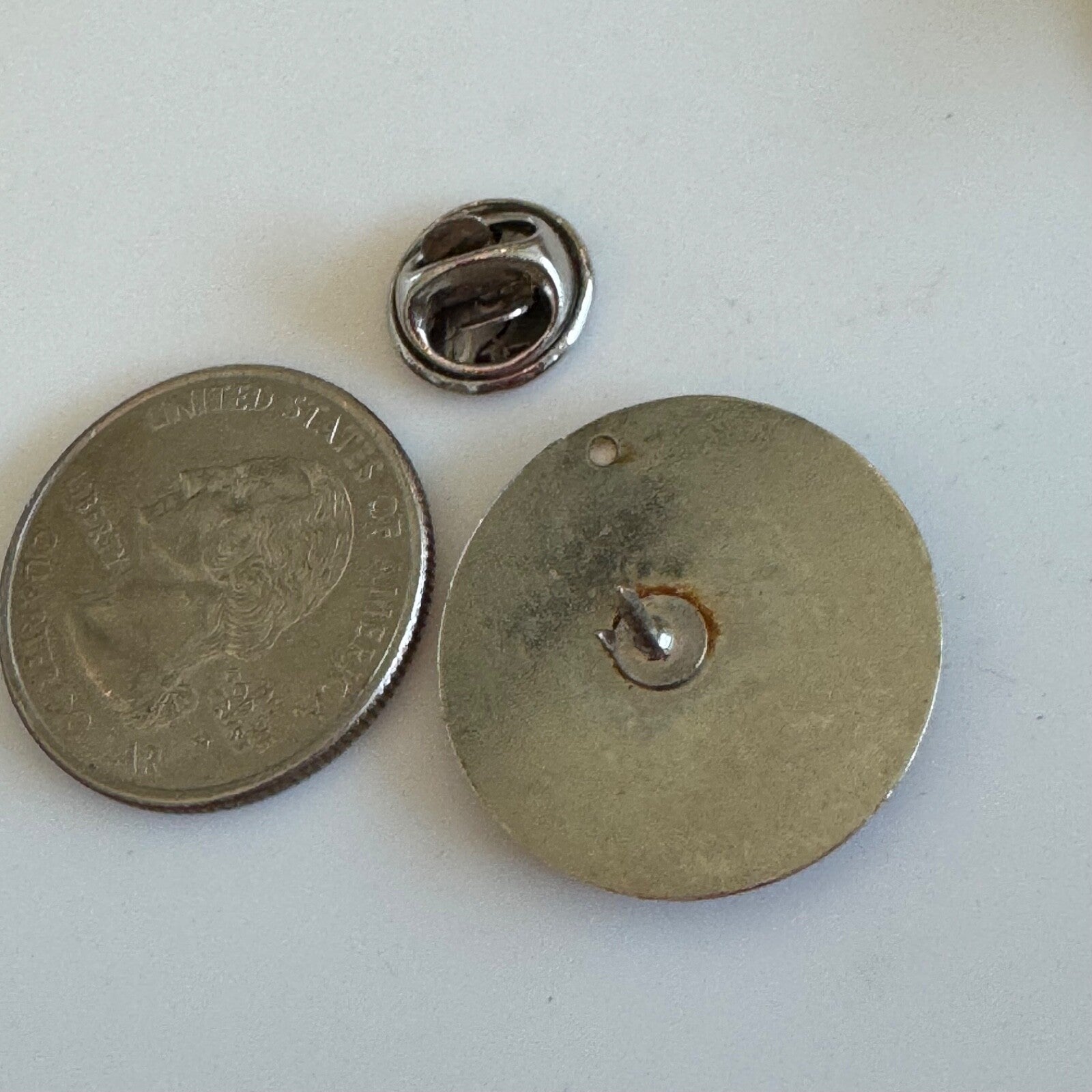 Vintage Our Lady of Guadalupe Traditional Image Domed Pin