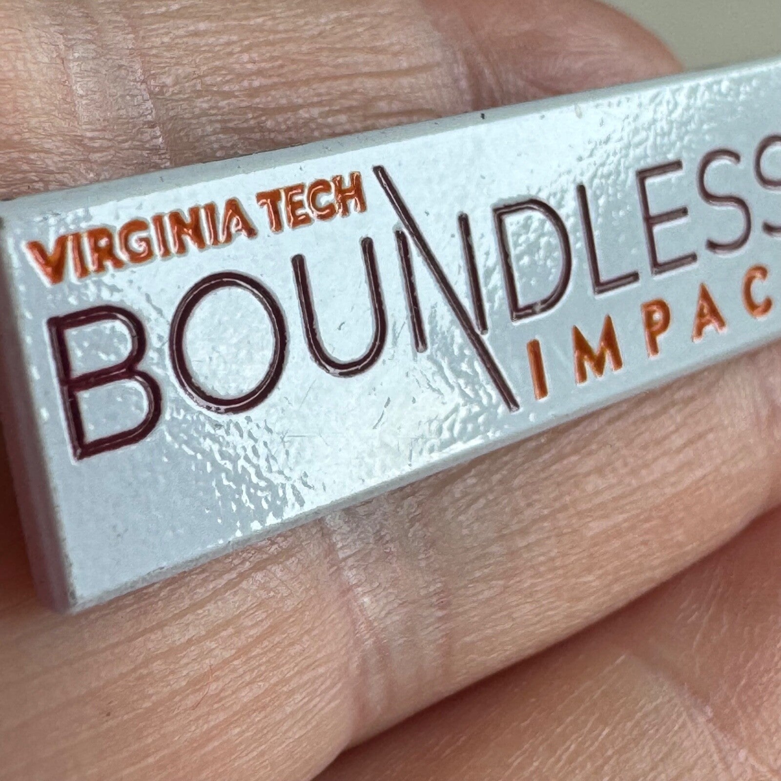 Virginia Tech Boundless Impact Lapel Pin 