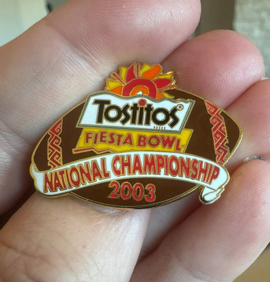 Tostitos Fiesta Bowl National Championship 2003 Lapel Pin Ohio State Miami OSU