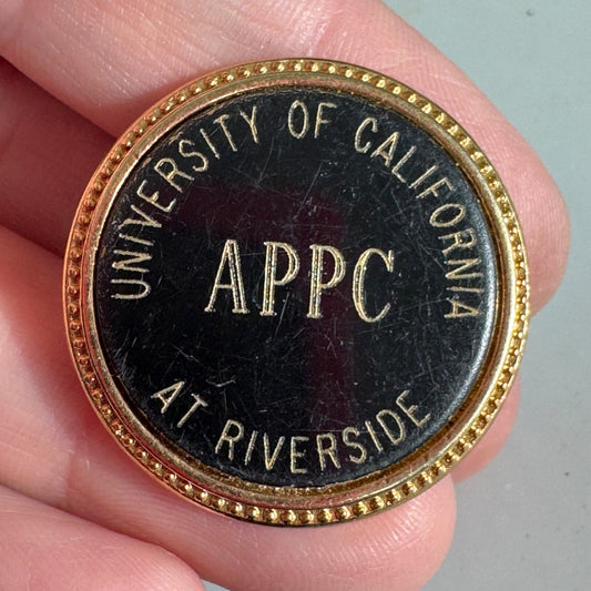 Vintage University of California at Riverside APPC Lapel Pin Brooch