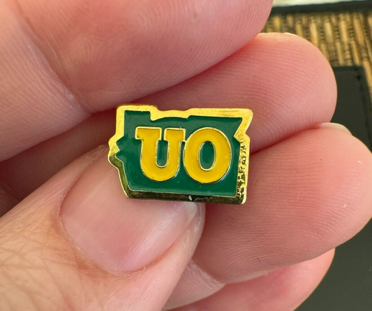 University of Oregon UO Lapel Pin Oregon-Shaped Tie Tack