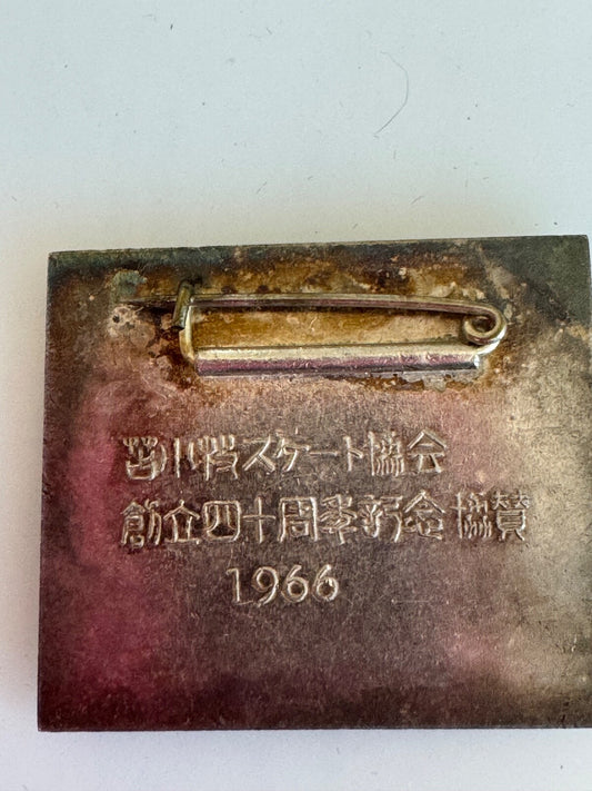 Vintage 1966 34th All Japan Hockey Championship Lapel Pin