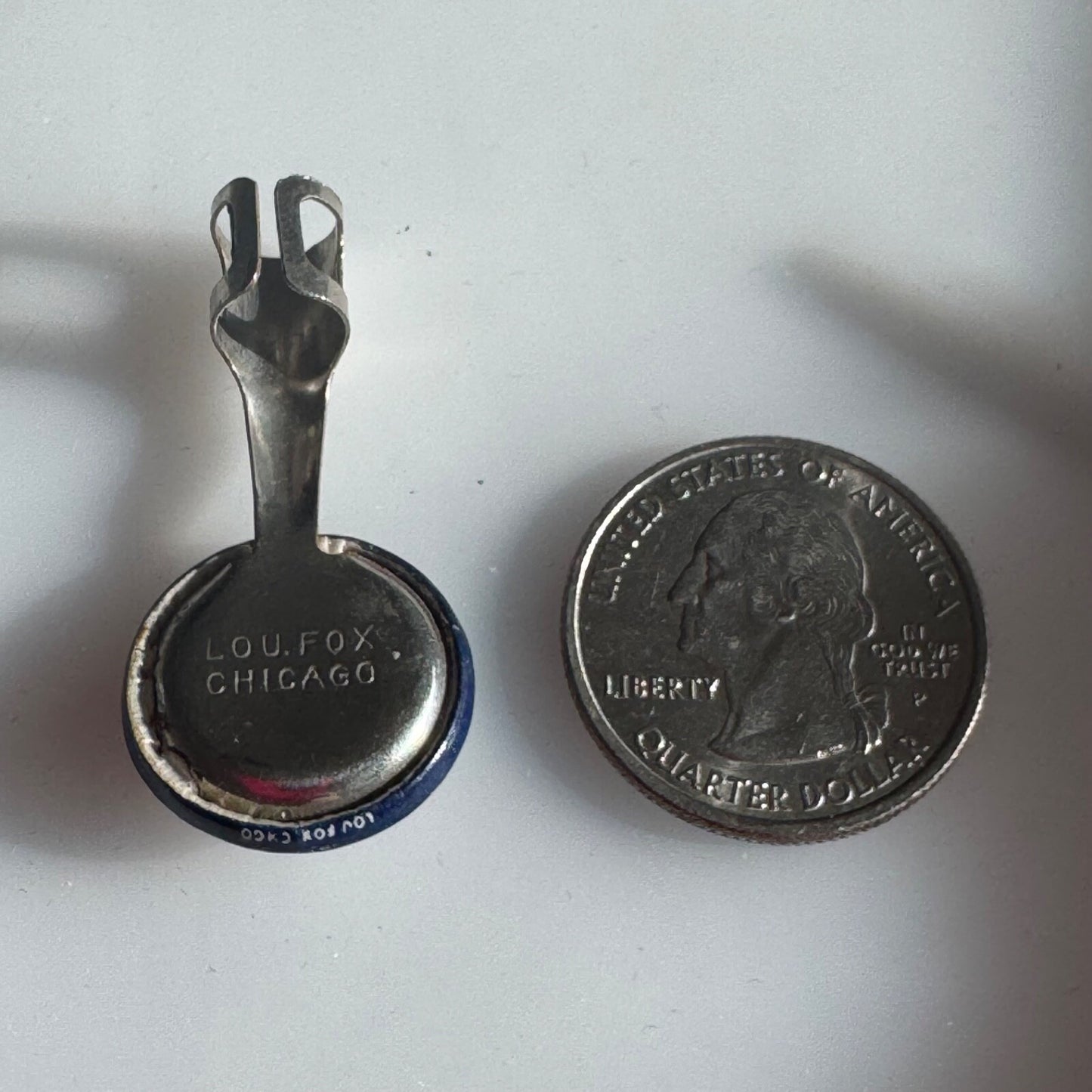 Vintage Morton Salt It Pours Pen Cap Attachment Lou Fox Chicago