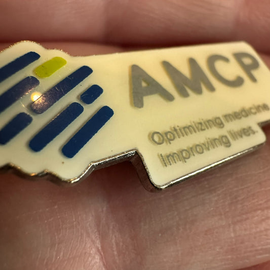 AMCP Academy of Managed Care Pharmacy - Optimizing medicine Improving lives Pin