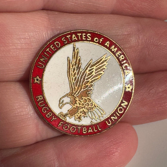 Vintage United States of America Rugby Football Union Lapel Pin