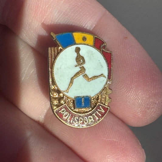 Romanian Polisportiv I Lapel Pin Tie TAck