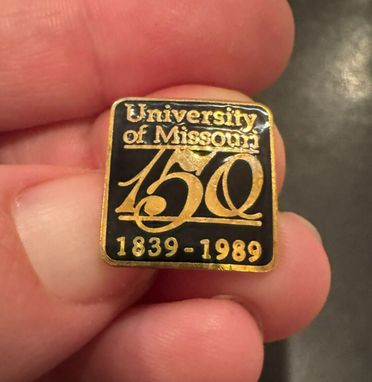 University of Missouri 150 Years 1989 Lapel Pin Mizzou Tigers