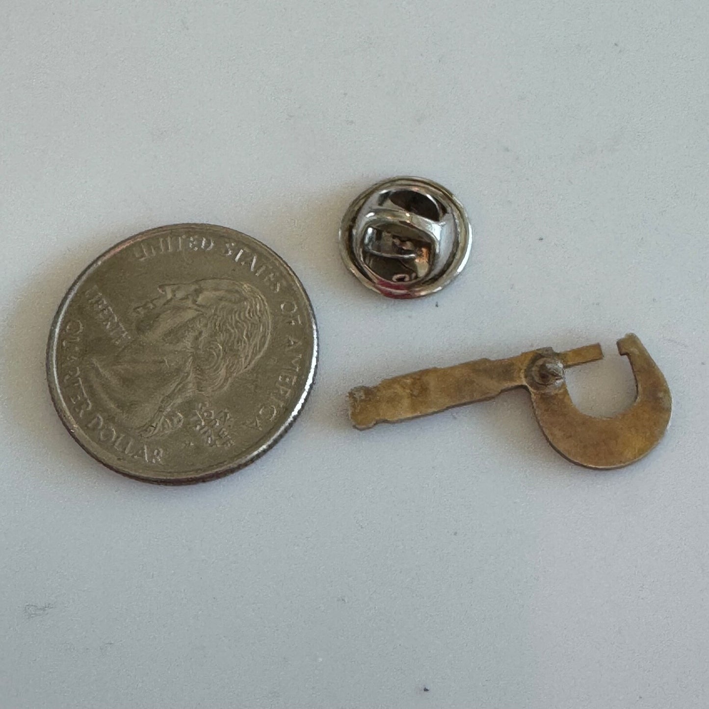 Vintage Brown & Sharpe Micrometer Lapel Pin Tie Tack Employee Award RARE