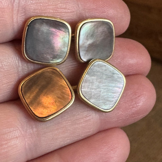 Vintage Hadley Mother of Pearl Cufflinks 