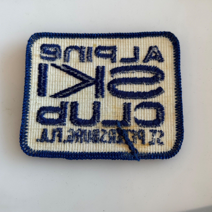 Vintage Alpine Ski Club St Petersburg Florida Patch Fla. St. Skiing