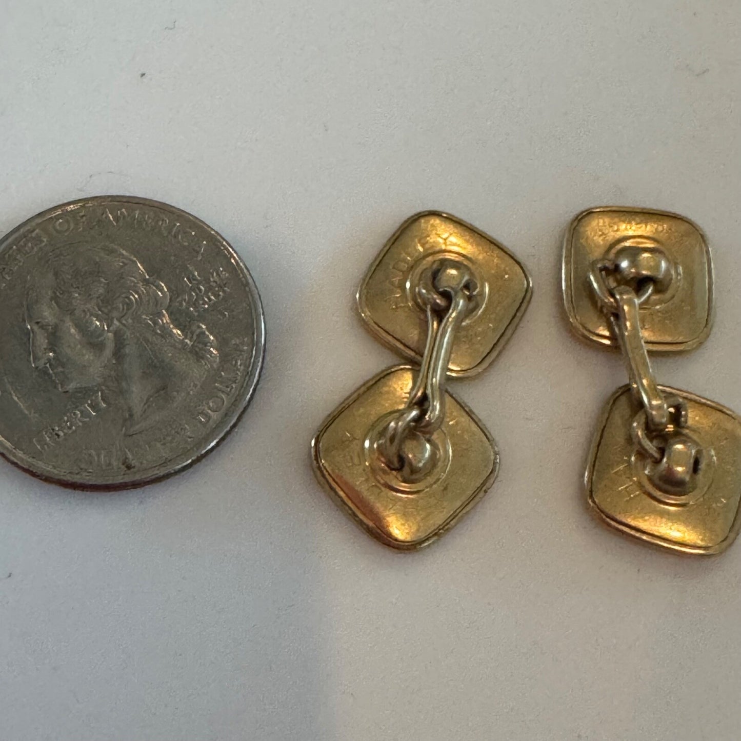 Vintage Hadley Mother of Pearl Cufflinks 