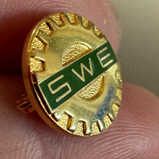 Vintage SWE Society of Women Engineers Lapel Pin
