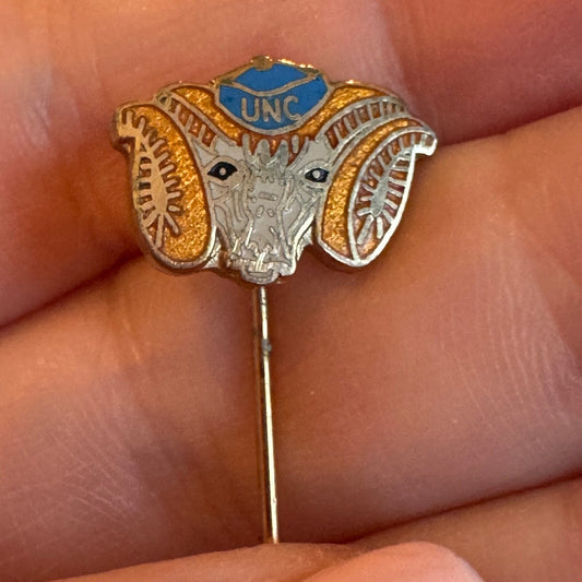 Vtg University of North Carolina at Chapel Hill Ram's Head Stick Pin 1954-68?
