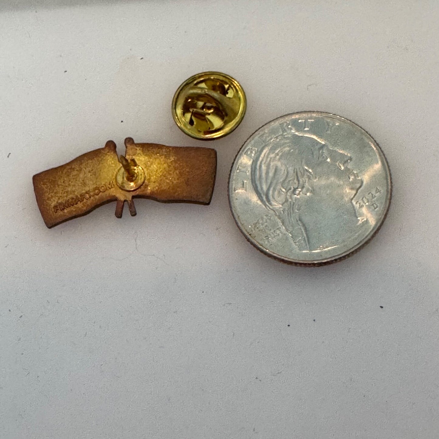 Vintage United States and Belgium Friendship Flags Lapel pin Belgian American