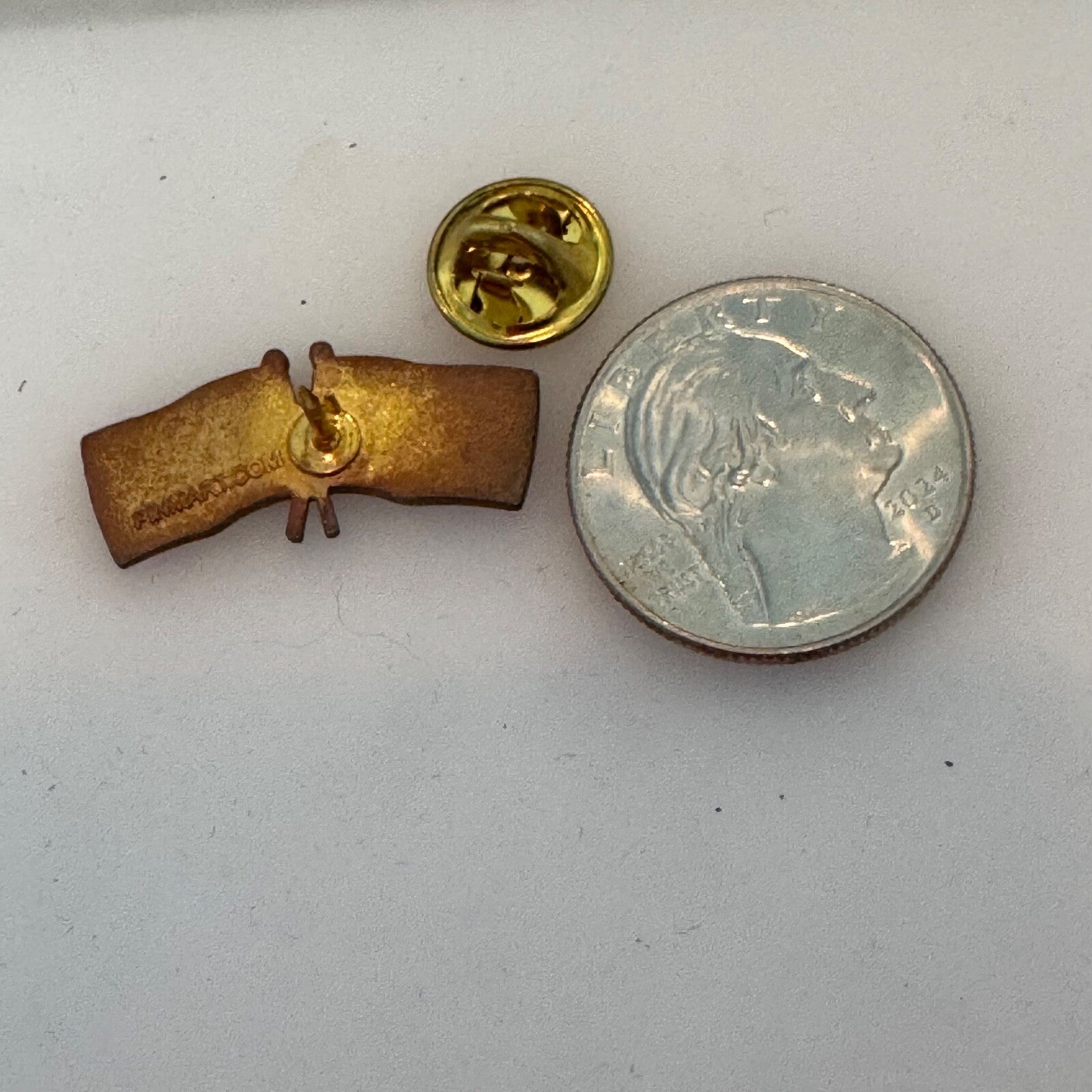 Vintage United States and Belgium Friendship Flags Lapel pin Belgian American