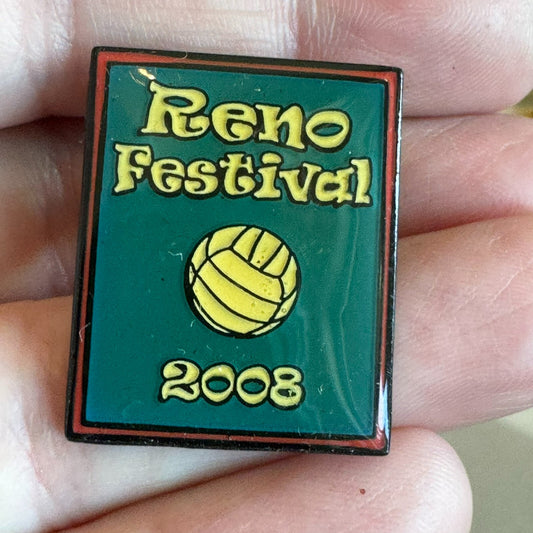 2008 Reno Volleyball Festival Lapel Pin 