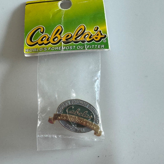 Cabela’s World's Foremost Outfitter Branded Pin Tie Tack – New in Packaging