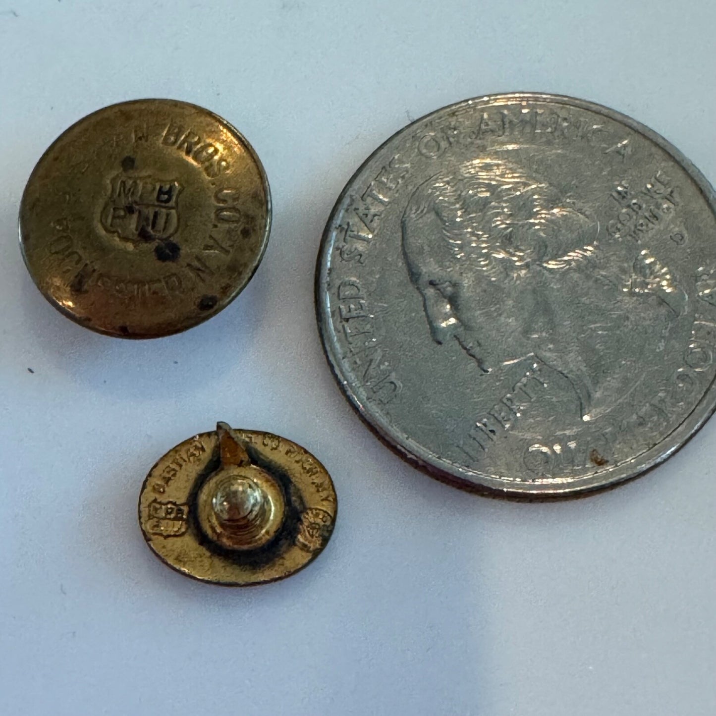 Vintage CIO Union Lapel Pin Screw Back Congress of Industrial Organizations RARE