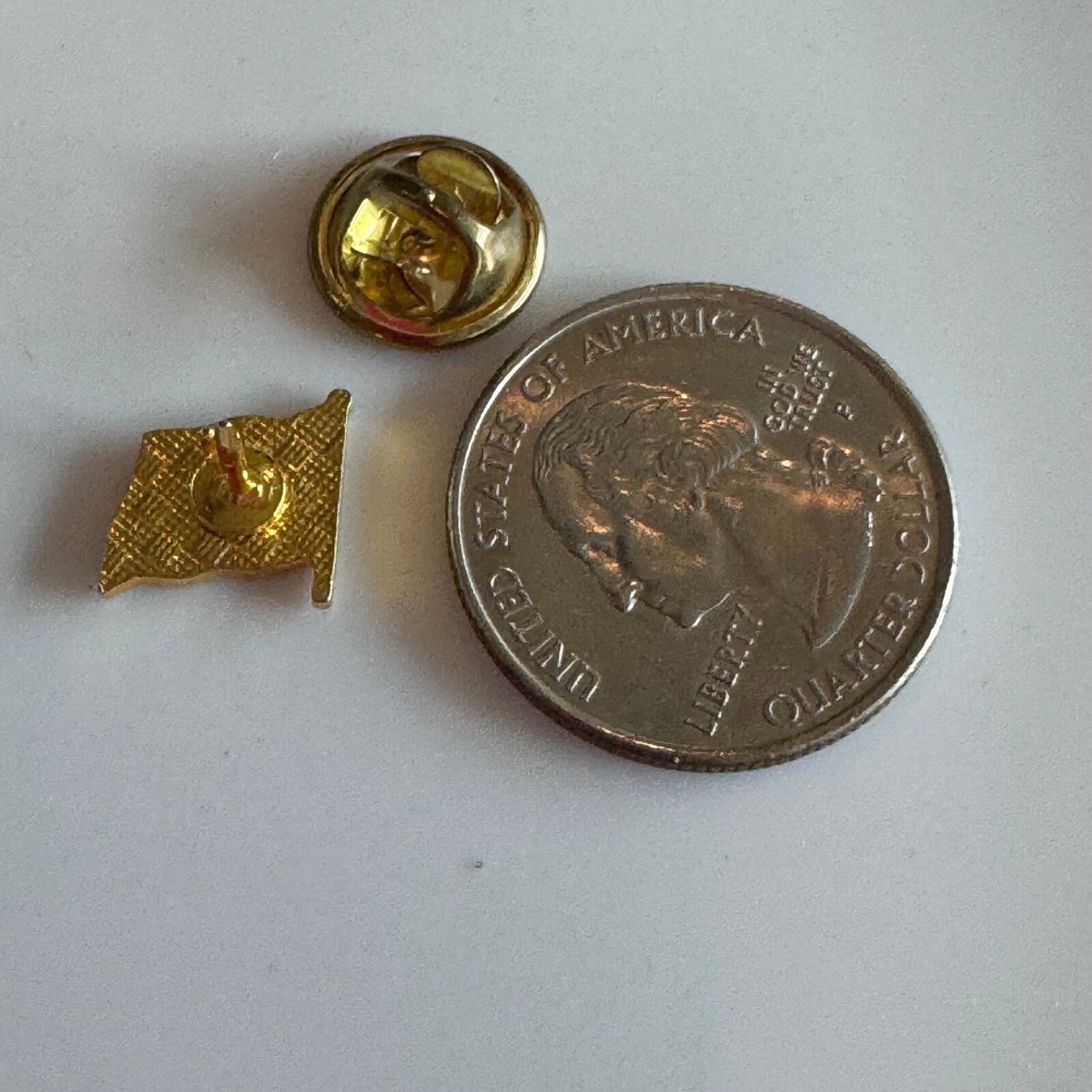 Tiny Alaska State Flag Enamel Lapel Pin – Blue & Gold Big Dipper Design Tie Tack