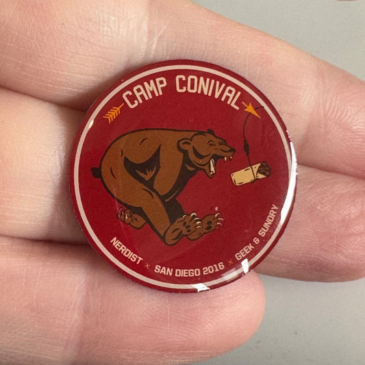 2016 Camp Conival Nerdist San Diego Geek Sundry Lapel Pin