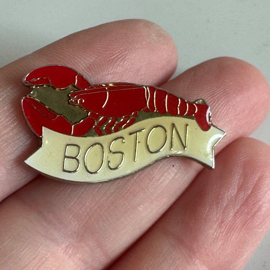 Boston Red Lobster Food-Themed Travel Souvenir Enamel Pin 