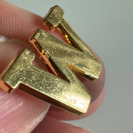 Vintage University of Washington W Gold Tone Lapel Pin Tie Tack