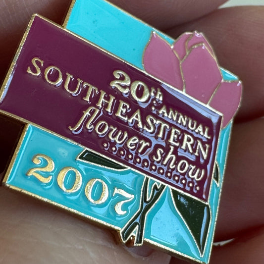 2007 20th Annual Southeastern Flower Show Lapel Pin Souvenir