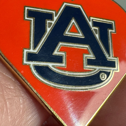 Auburn University AU Heart Tigers Lapel Pin 