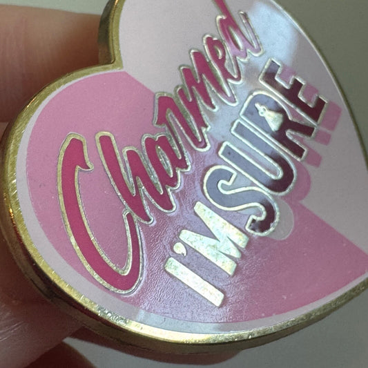 Disney 2018 Charmed I'm Sure Heart Shaped Lapel Pin 126819