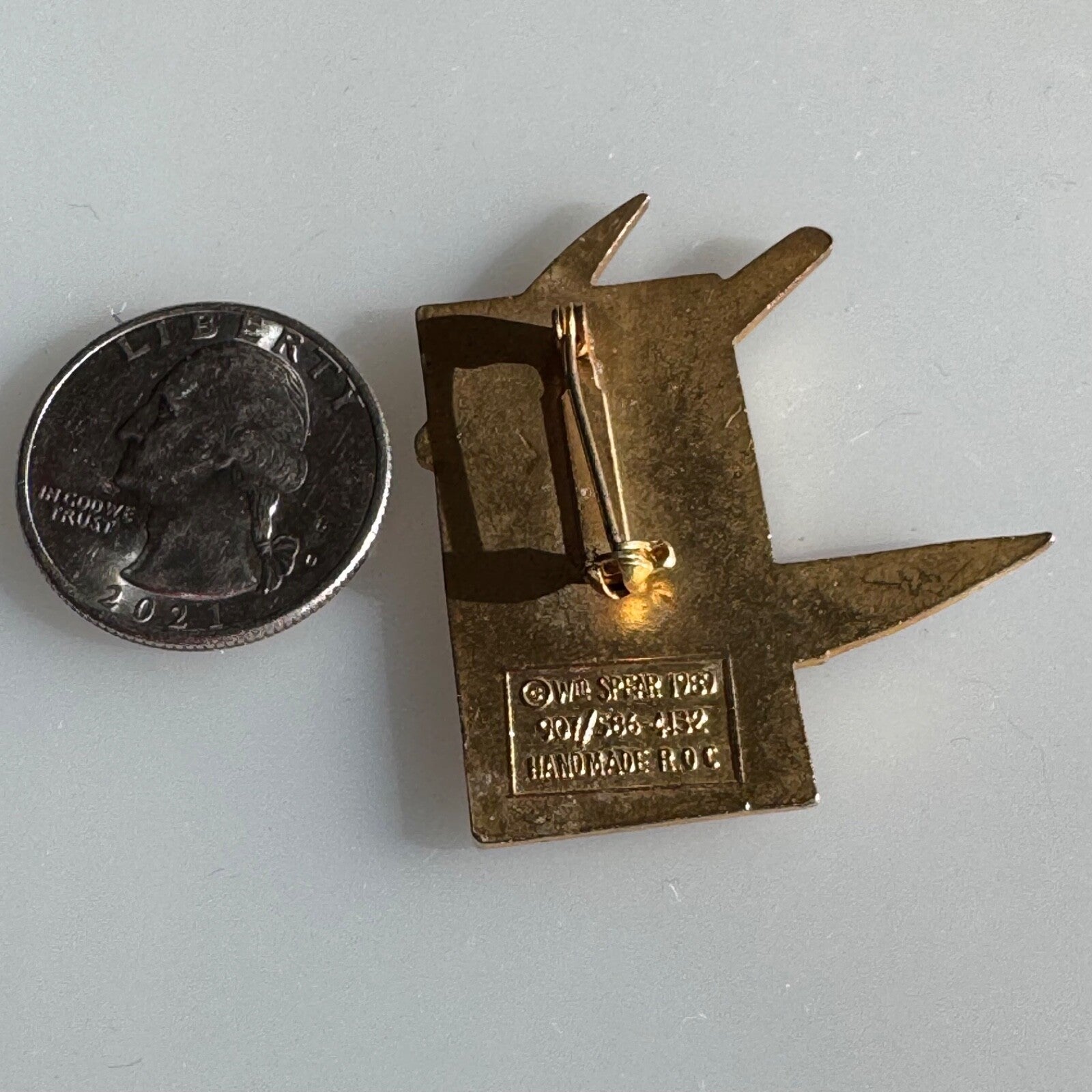 Vintage National Resource Defense Council Peregrine Falcon NRDC 20 Years Pin