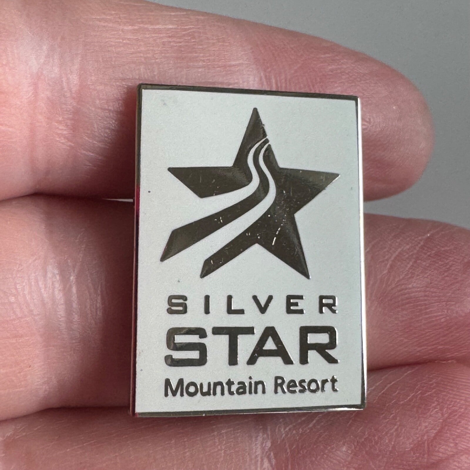 Silver Star Mountain Resort Lapel Pin Vancouver Ski Skiing SilverStar