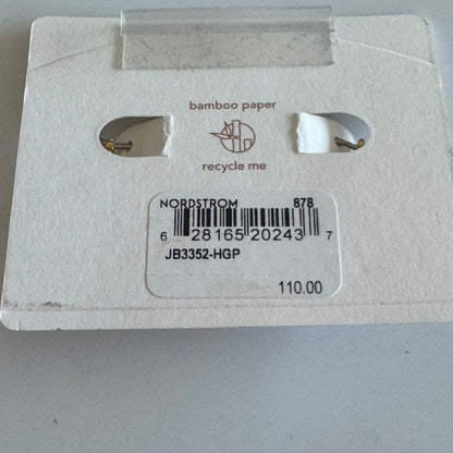 Jenny Bird Nova Huggie Hoop Earrings New on Card $118