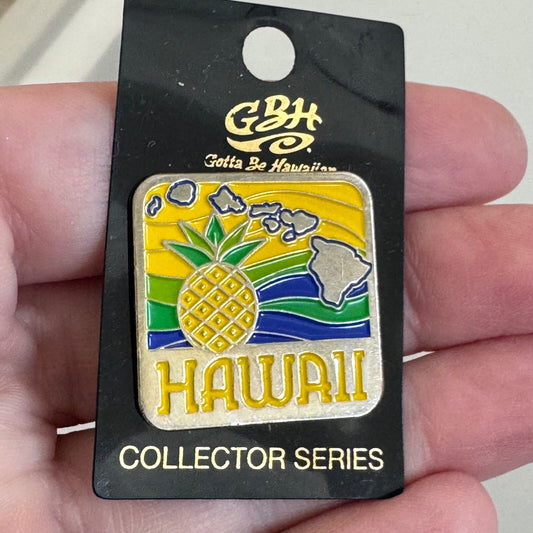 Hawaii Pineapple Souvenir Lapel Pin - Gotta Be Hawaiian 