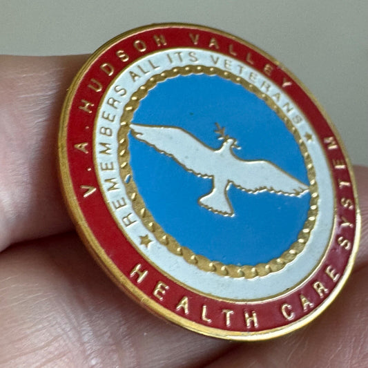 VA Hudson Valley Health Care System Lapel Pin Veterans Affairs V.A.