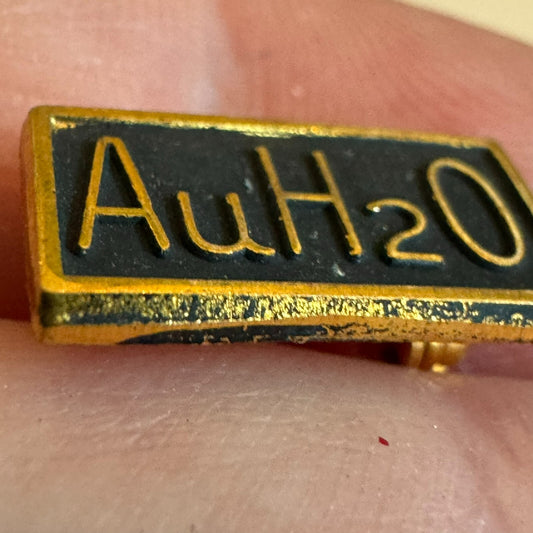 Vintage AuH2O Barry Goldwater Lapel Pin Tie Tack