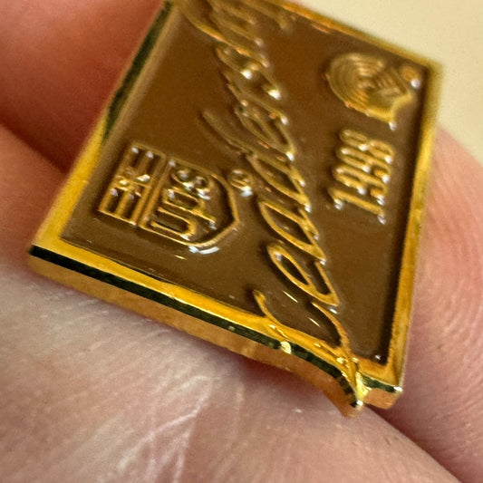 Vintage UPS United Way Leadership Lapel Pin UPS Brown Enamel