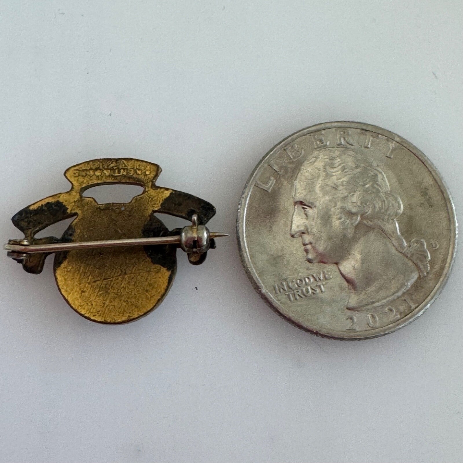 Antique WWI St. John Ambulance Association Ambulance Brigade Lapel Pin