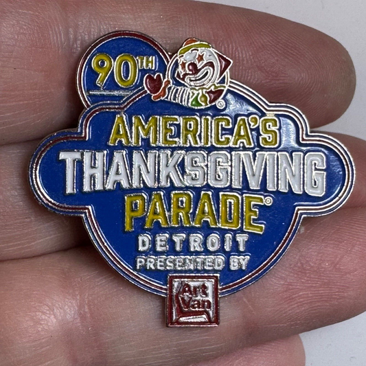 90th American's Thanksgiving Parade Detroit Presented by Art Van Lapel Pin