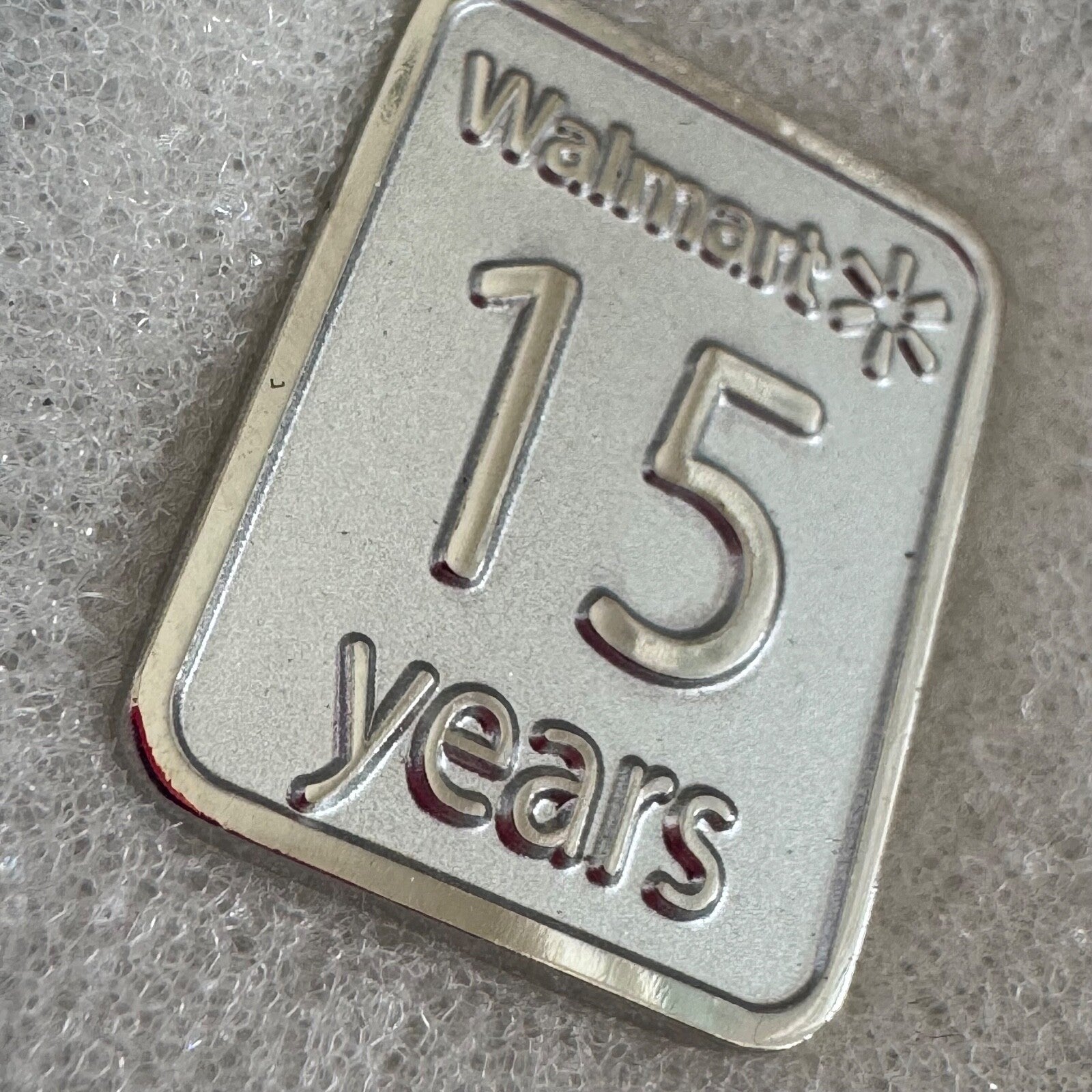 Walmart Employee 15 Year Service Lapel Pin Tie Tack Wal-Mart With Box
